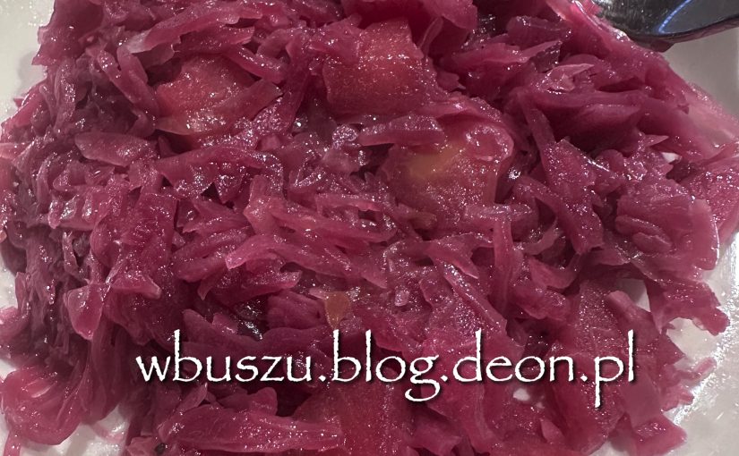 Kapusta modro / czerwona kapusta z jabłkami i cebulą